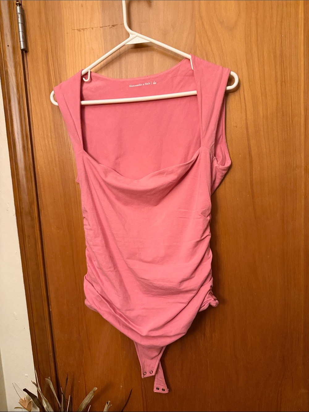 Abercrombie & Fitch Pink Sleeveless Bodysuit